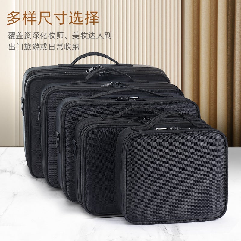 Large Capacity Cosmetic Bag Women'S Portable Portable Travel Makeup Artist Cosmetic Storage Bag Tattoo Nail Art Kit - Image 4
